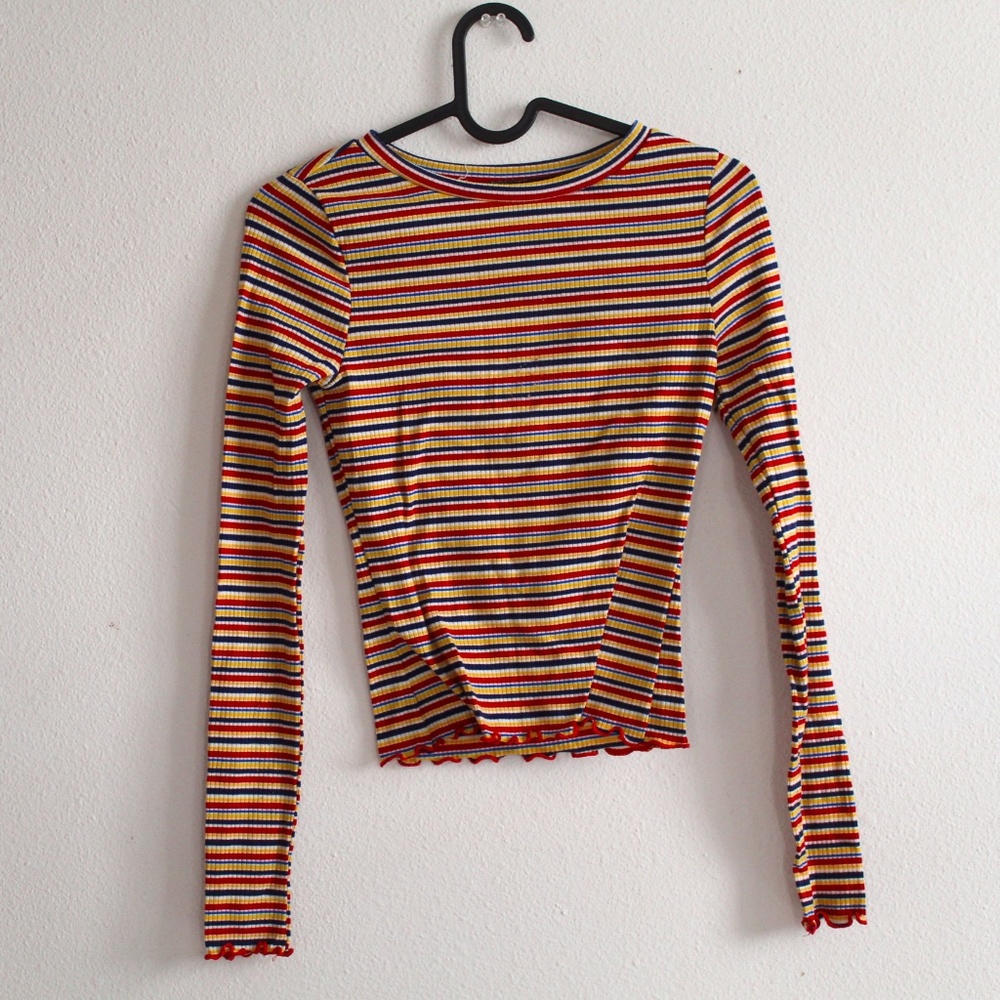 Cropped multi colored Shirt